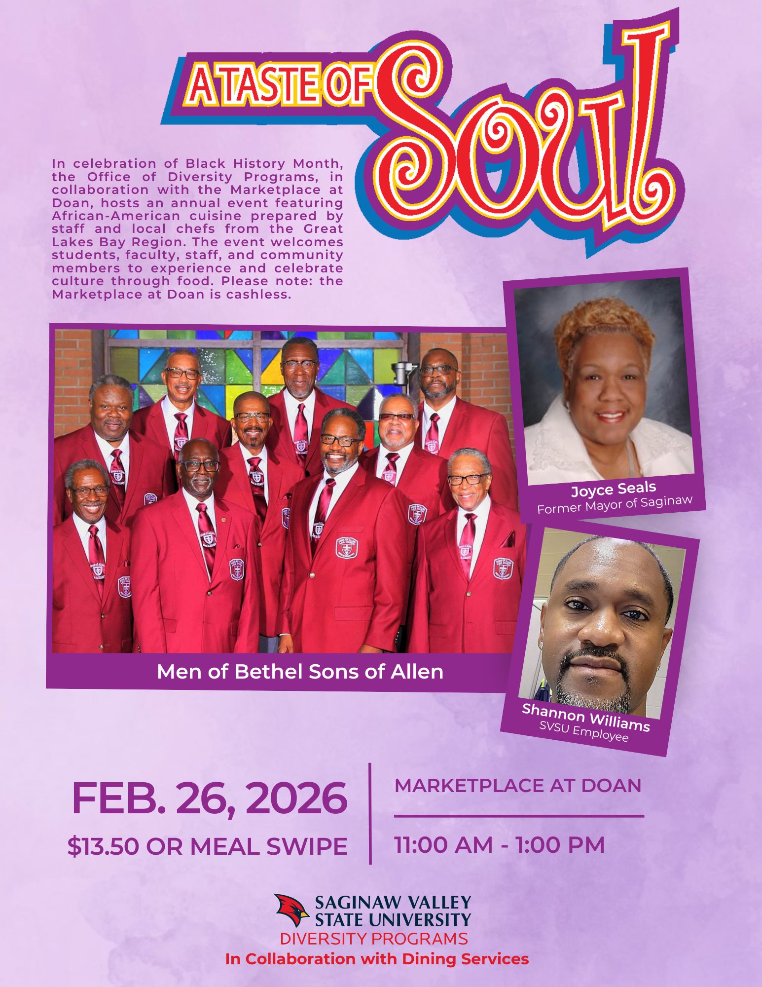Updated Taste of soul poster 2026
